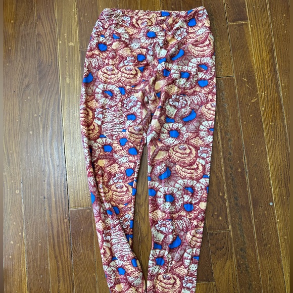 LuLaRoe Pastry Patterned Leggings - Picture 1 of 4